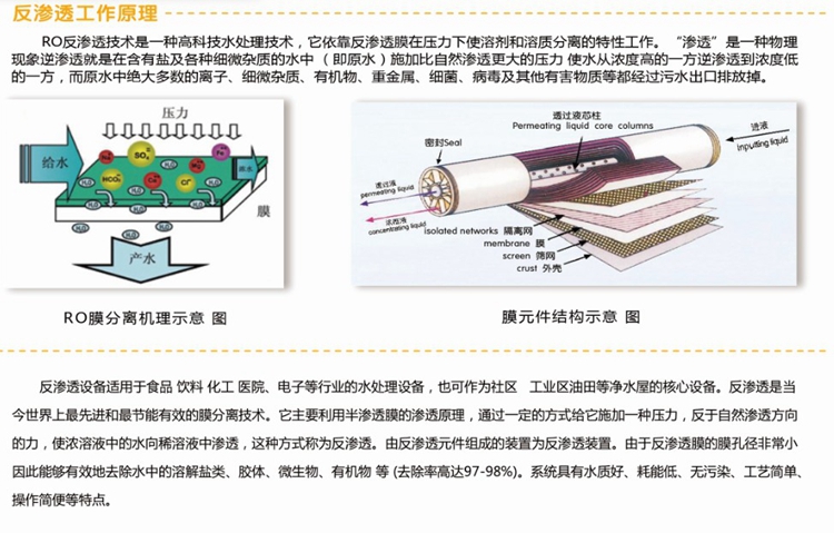 0.25T反渗透水处理设备简易机